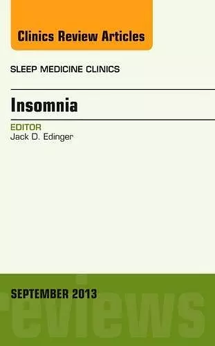 Insomnia, An Issue of Sleep Medicine Clinics cover