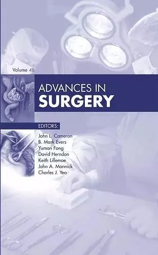 Advances in Surgery, 2014 cover