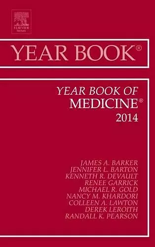 Year Book of Medicine 2014 cover