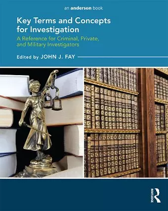 Key Terms and Concepts for Investigation cover