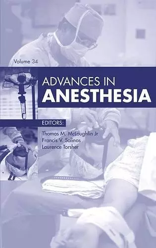 Advances in Anesthesia, 2016 cover