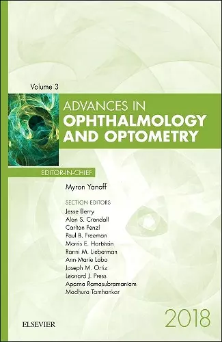 Advances in Ophthalmology and Optometry, 2018 cover