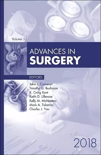 Advances in Surgery, 2018 cover