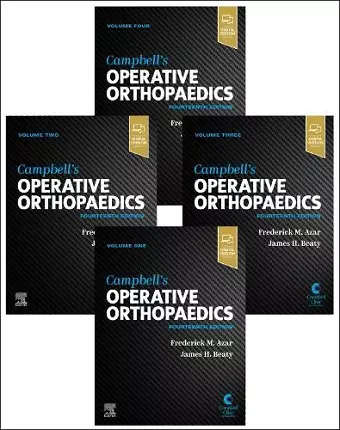 Campbell's Operative Orthopaedics, 4-Volume Set cover