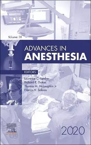 Advances in Anesthesia, 2020 cover