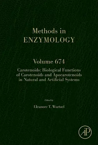 Carotenoids: Biological Functions of Carotenoids and Apocarotenoids in Natural and Artificial Systems cover