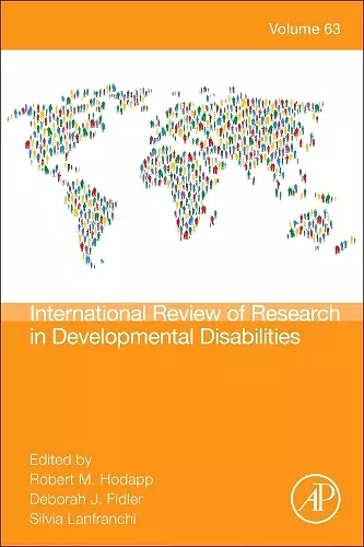 International Review Research in Developmental Disabilities cover