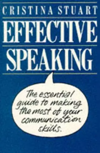 Effective Speaking cover