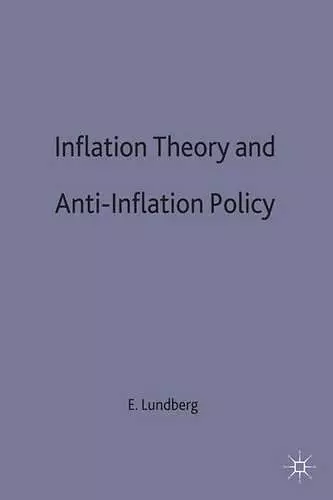 Inflation Theory and Anti-Inflation Policy cover