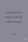 An Introduction to Modern Social and Political Thought cover