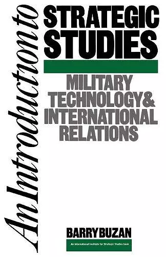 An Introduction to Strategic Studies cover