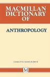 Palgrave Dictionary of Anthropology cover