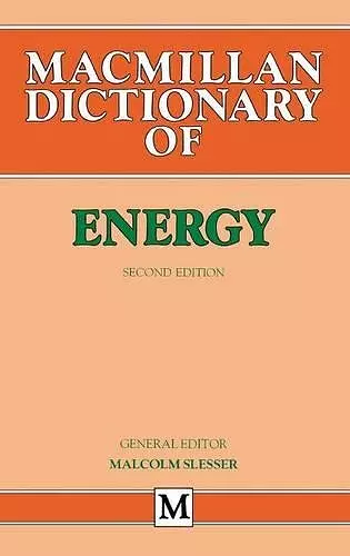 Dictionary of Energy cover