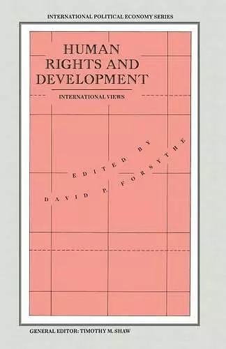 Human Rights and Development cover