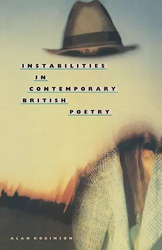 Instabilities in Contemporary British Poetry cover