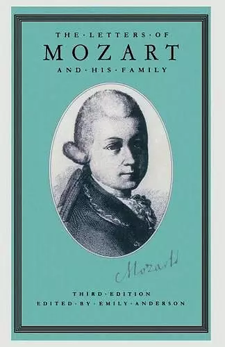 The Letters of Mozart and his Family cover