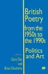 British Poetry from the 1950s to the 1990s cover