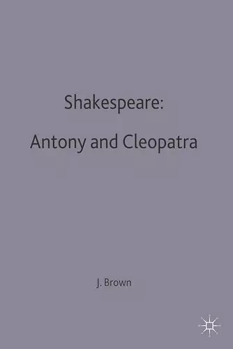 Shakespeare: Antony and Cleopatra cover