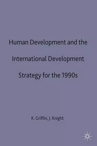 Human Development and the International Development Strategy for the 1990s cover
