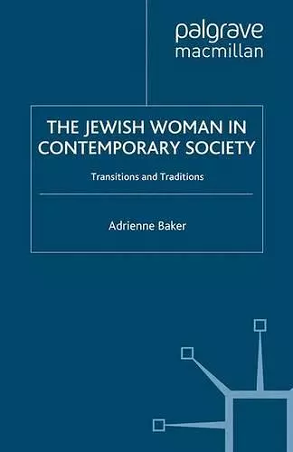 The Jewish Woman in Contemporary Society cover