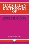 Macmillan Dictionary of Psychology cover