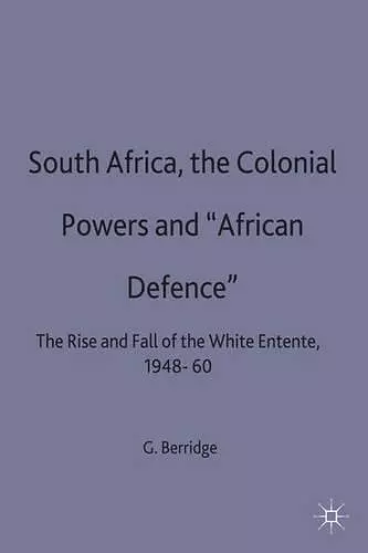 South Africa, the Colonial Powers and ‘African Defence’ cover