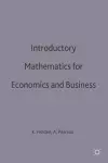 Introductory Mathematics for Economics and Business cover