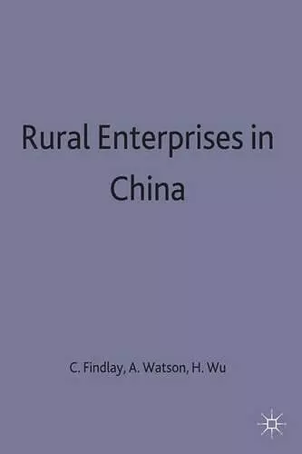 Rural Enterprises in China cover