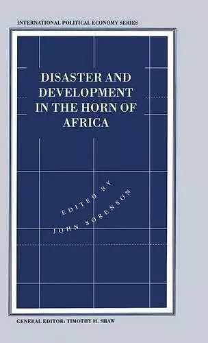 Disaster and Development in the Horn of Africa cover