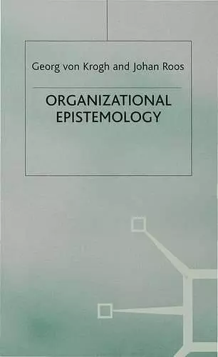 Organizational Epistemology cover