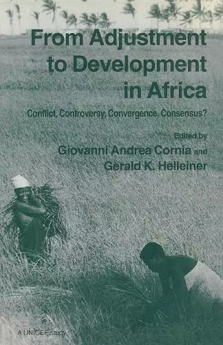 From Adjustment To Development In Africa cover