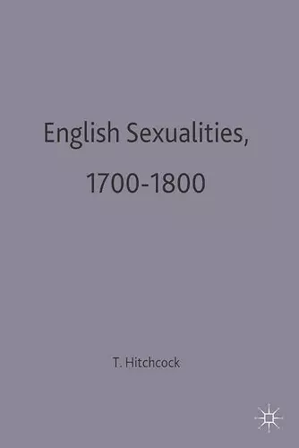 English Sexualities, 1700–1800 cover