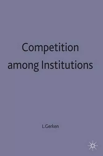 Competition among Institutions cover