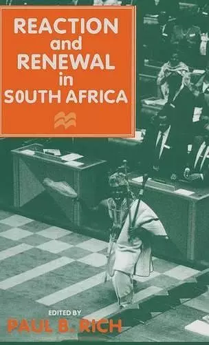 Reaction and Renewal in South Africa cover