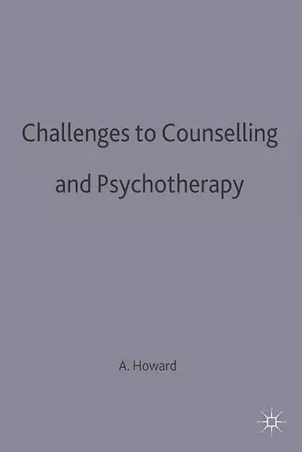 Challenges to Counselling and Psychotherapy cover