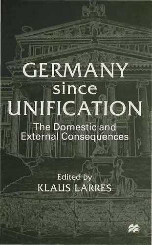 Germany since Unification cover