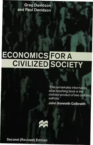 Economics for a Civilized Society cover