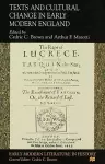 Texts and Cultural Change in Early Modern England cover