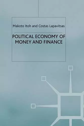 Political Economy of Money and Finance cover