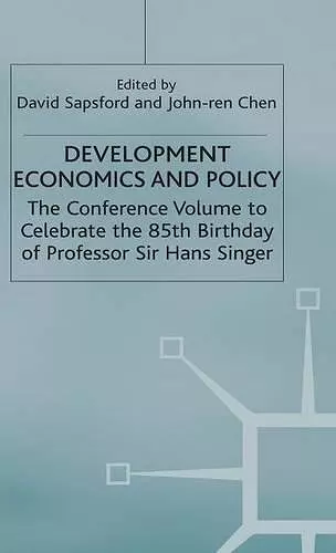 Development Economics and Policy cover