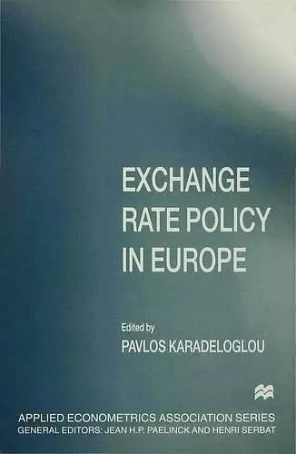 Exchange Rate Policy in Europe cover