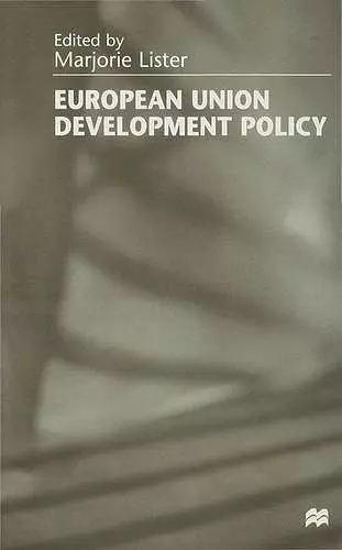 European Union Development Policy cover