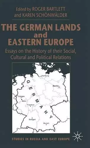 The German Lands and Eastern Europe cover