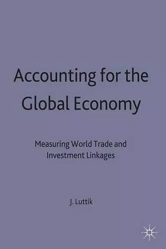 Accounting for the Global Economy cover