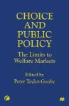 Choice and Public Policy cover