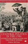 Cultural Politics in the 1790s cover