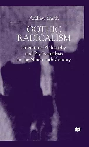 Gothic Radicalism cover