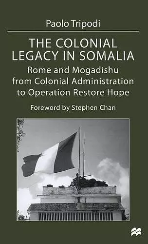The Colonial Legacy in Somalia cover