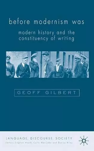 Before Modernism Was cover