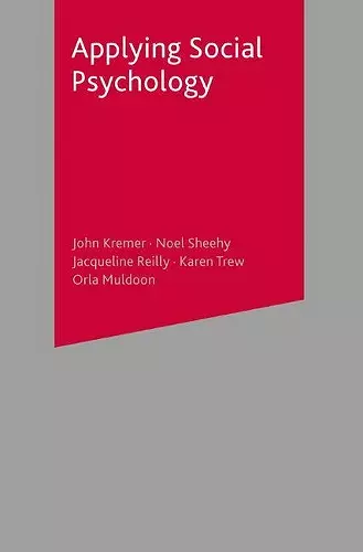 Applying Social Psychology cover